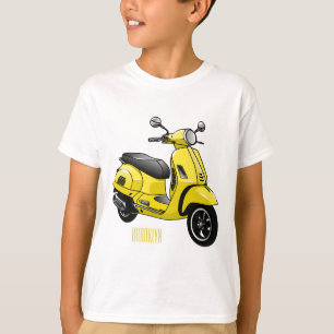 Camiseta Ilustracion de personalizado de motocicleta con ci