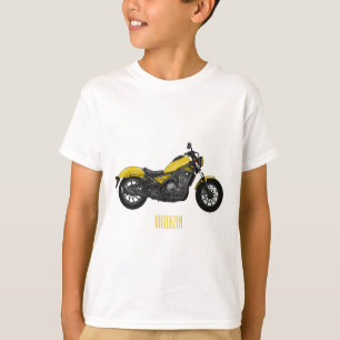 Camiseta Ilustracion de personalizado de motocicleta de cru