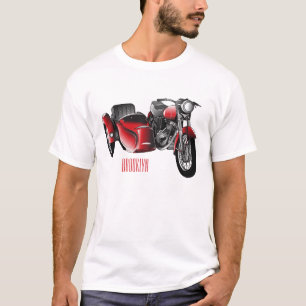 Camiseta Ilustracion de personalizado de motocicletas Sidec