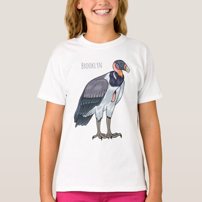 Camiseta Ilustracion de personalizado de pájaro buitre rey (Anverso)