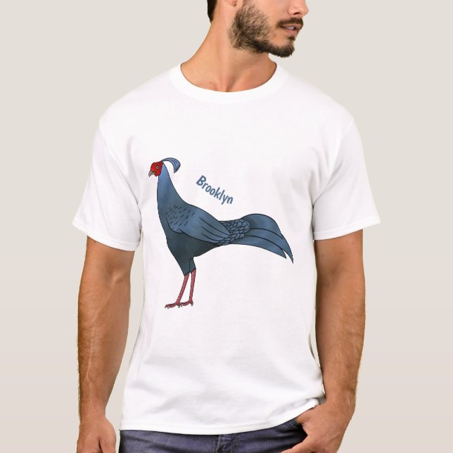 Camiseta Ilustracion de personalizado de pájaro de fuego si (Anverso)