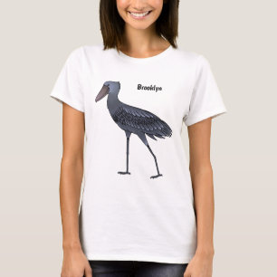 Camiseta Ilustracion de personalizado de pájaro Shoebill