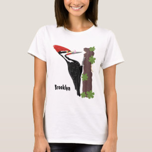 Camiseta Ilustracion de personalizado de pájaros carpintero