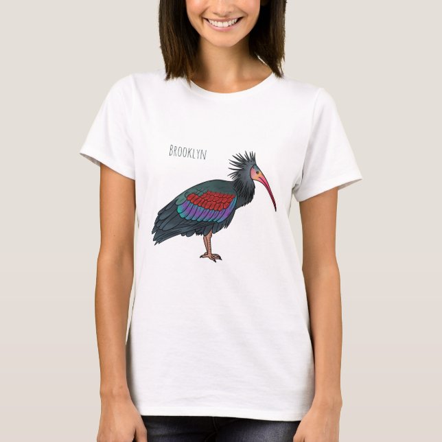 Camiseta Ilustracion de personalizado de pájaros ibis de ca (Anverso)