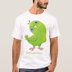 Camiseta Ilustracion de personalizado de paracaídas verde l