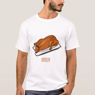 Camiseta Ilustracion de personalizado de pato de Peking