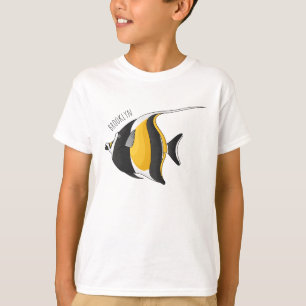 Camiseta Ilustracion de personalizado de peces moro