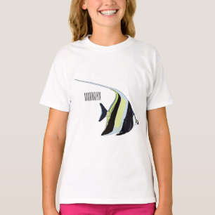 Camiseta Ilustracion de personalizado de peces moro