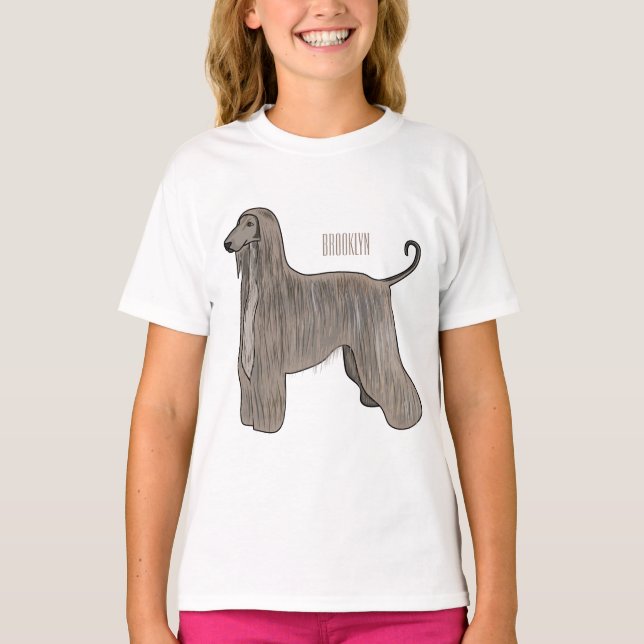 Camiseta Ilustracion de personalizado de perro de perro per (Anverso)