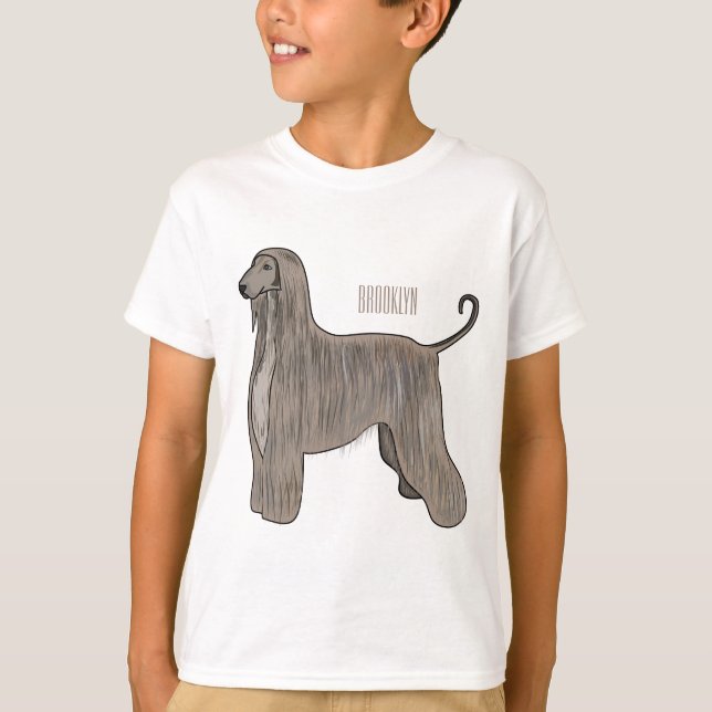 Camiseta Ilustracion de personalizado de perro de perro per (Anverso)