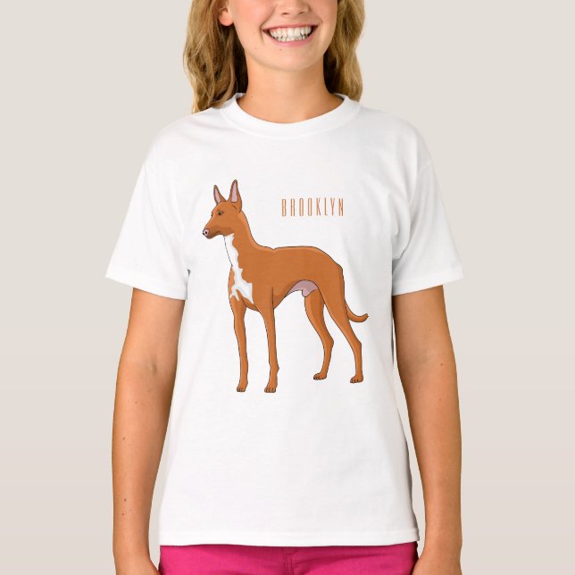 Camiseta Ilustracion de personalizado de perro perrito (Anverso)