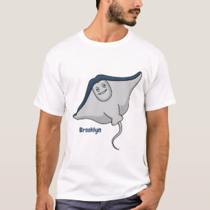 Camiseta Ilustracion de personalizado de pescado de Stingra