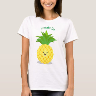 Camiseta Ilustracion de personalizado de piña cuta