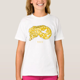 Camiseta Ilustracion de personalizado de pitón birmano