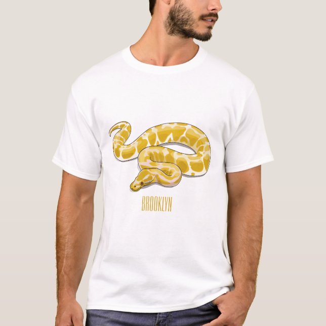 Camiseta Ilustracion de personalizado de pitón birmano (Anverso)