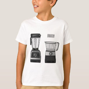 Camiseta Ilustracion de personalizado de procesador y mezcl