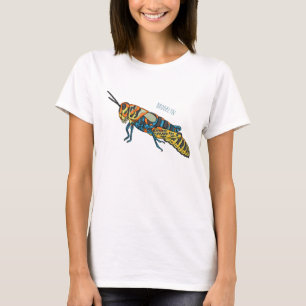 Camiseta Ilustracion de personalizado de saltamontes de bar