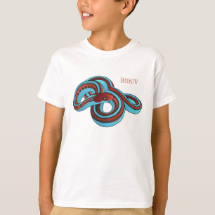 Camiseta Ilustracion de personalizado de serpiente de San F
