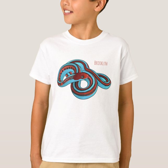 Camiseta Ilustracion de personalizado de serpiente de San F (Anverso)