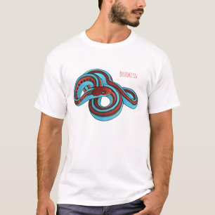 Camiseta Ilustracion de personalizado de serpiente de San F