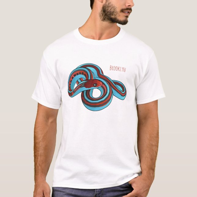 Camiseta Ilustracion de personalizado de serpiente de San F (Anverso)