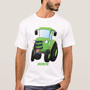 Camiseta Ilustracion de personalizado de tractores de granj