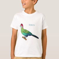Ilustracion de personalizado de turaco de crema ro