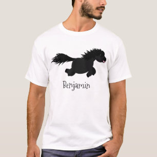 Camiseta Ilustracion de personalizado del pony de Shetland 