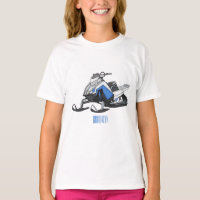 Ilustracion de personalizado para motos de nieve