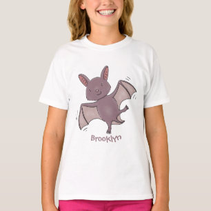 Camiseta Ilustracion de personalizado volador de bate de be