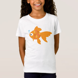 Camiseta Ilustracion de pescado de oro