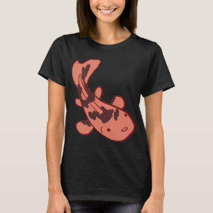 Camiseta ilustración de pez koi