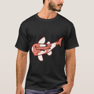 Camiseta ilustración de pez koi