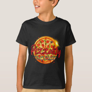 Camiseta Ilustración de Pizza de Eclipse Solar Pizzality Ec