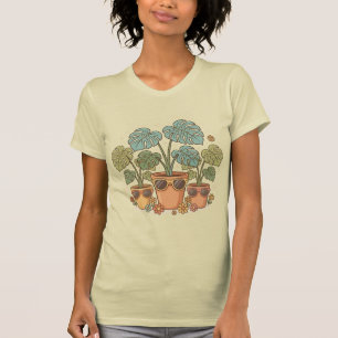 Camiseta Ilustración de planta Monstera genial para mamá co