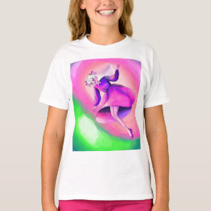 Camiseta Ilustración de Princesa de Fantasía Soñadora Camis