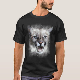 Camiseta Ilustración de puma puma gato puma