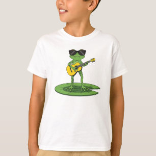 Camiseta Ilustración de rana de dibujos animados genial toc