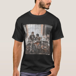 Camiseta Ilustracion de revista de época