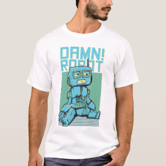 Camiseta Ilustracion de robots futuristas - Ar tecnológico