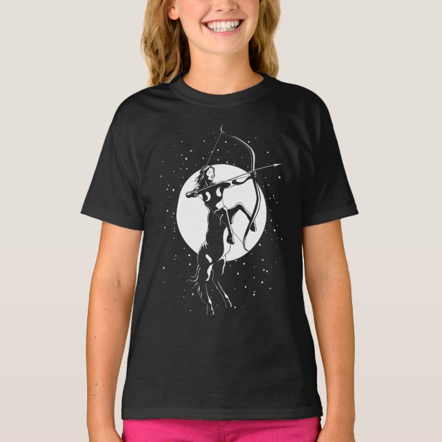 Camiseta Ilustracion de Rótulo zodiaco - Sagittarius (Anverso)