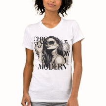 Ilustración de silueta de moda chic moderna