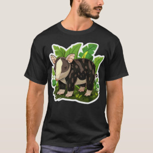 Camiseta Ilustracion de Tapir de montaña a Adorable