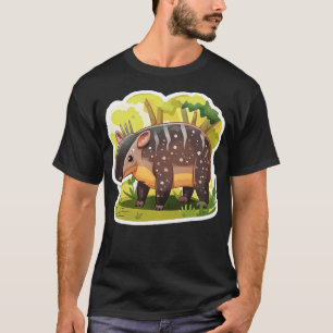 Camiseta Ilustracion de Tapir de montaña a Adorable