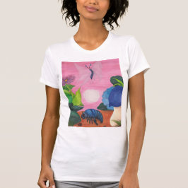 Camiseta Ilustracion de transformación de mariposa de insec