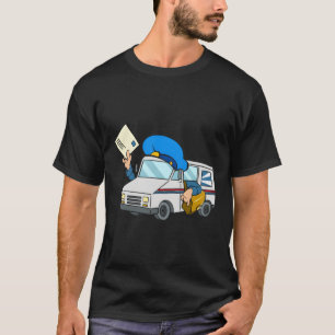 Camiseta Ilustracion de transporte postal