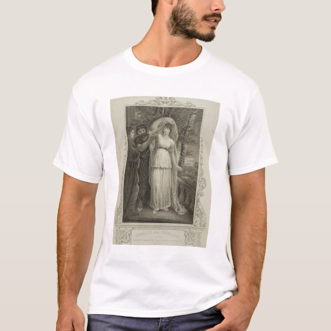 Camiseta Ilustracion de "Troilus y de Cressida", acto III, (Anverso)