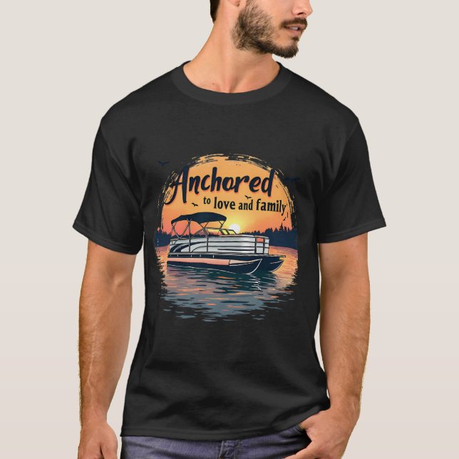 Camiseta Ilustración de trucha de mar con sombra (Anverso)