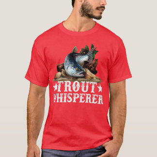 Camiseta Ilustracion de trucha pesca pesca arte