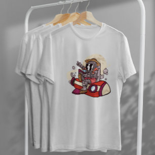 Camiseta Ilustracion de turismo espacial